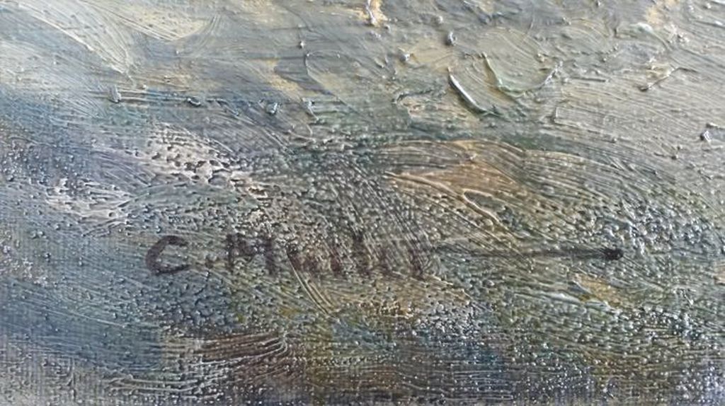 Cees Muller (1941) - Botters op zee - Olieverf op paneel kopen? Bied vanaf 300!