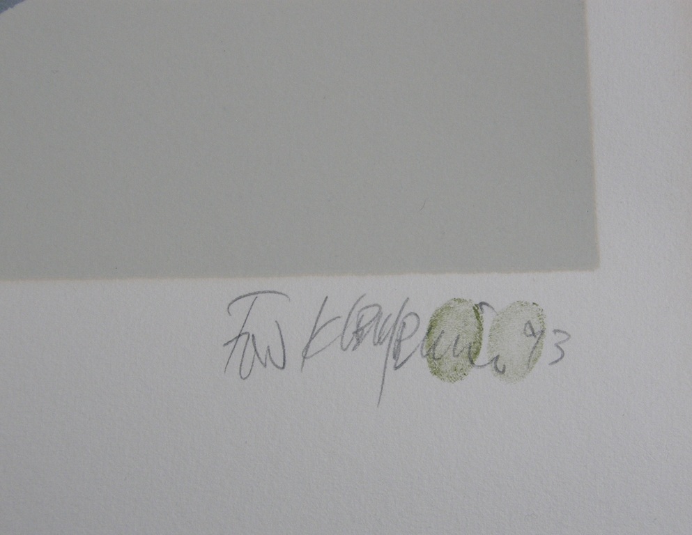 Fon Klement: Boardsnede, potlood gesigneerd kopen? Bied vanaf 160!