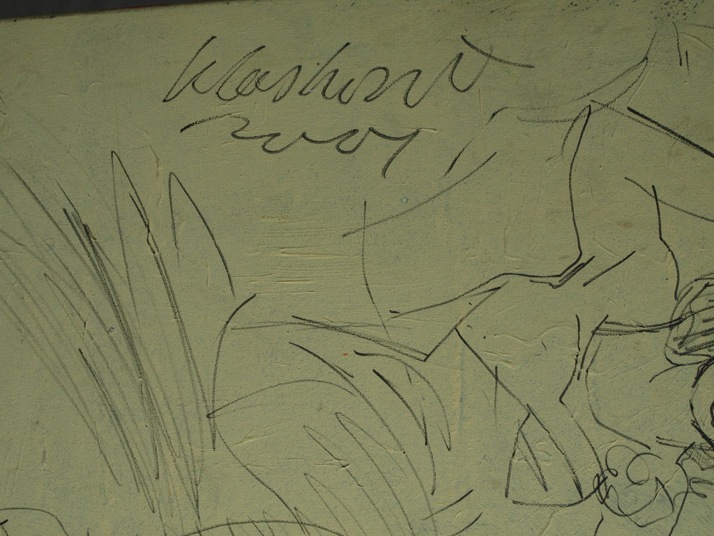 Peter Klashorst : Acrylverf en stift op doek – Vrouw – 80 x 60 cm –  2001 kopen? Bied vanaf 1!