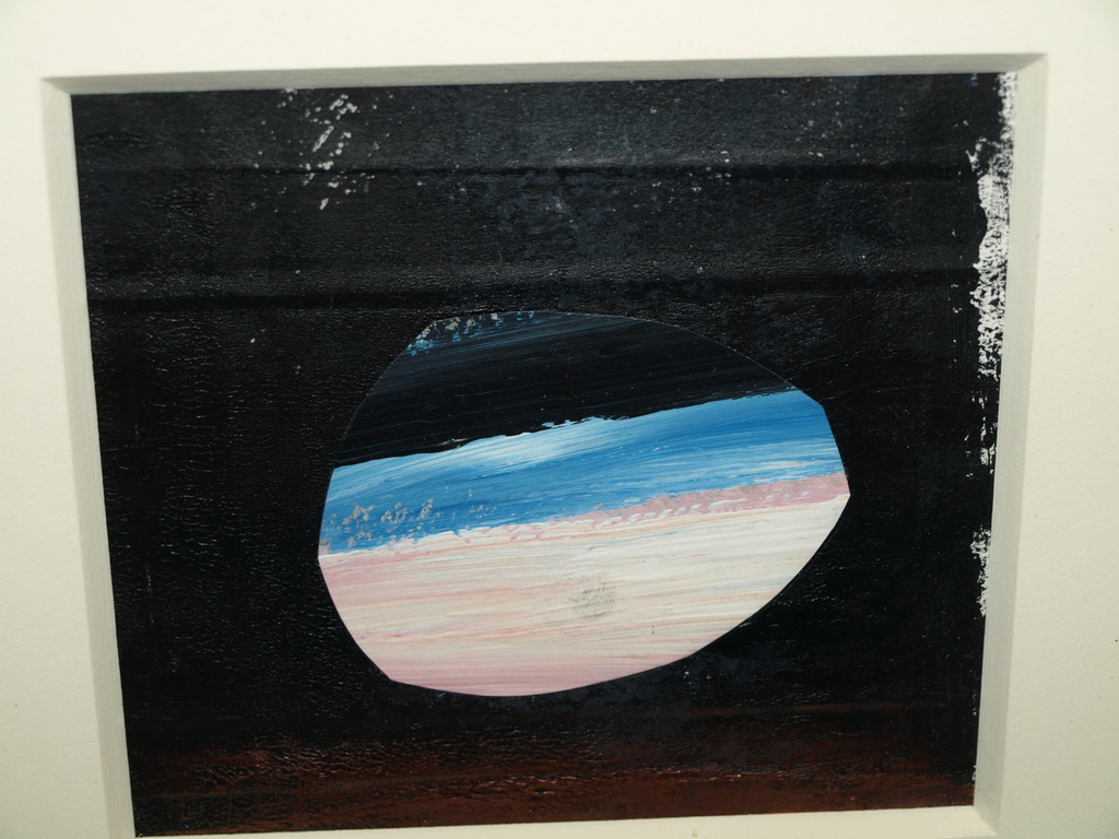 Nick Rubi – Acrylverf op papier –  Horizon – Ingelijst - 24 x 29 cm - Canada kopen? Bied vanaf 20!