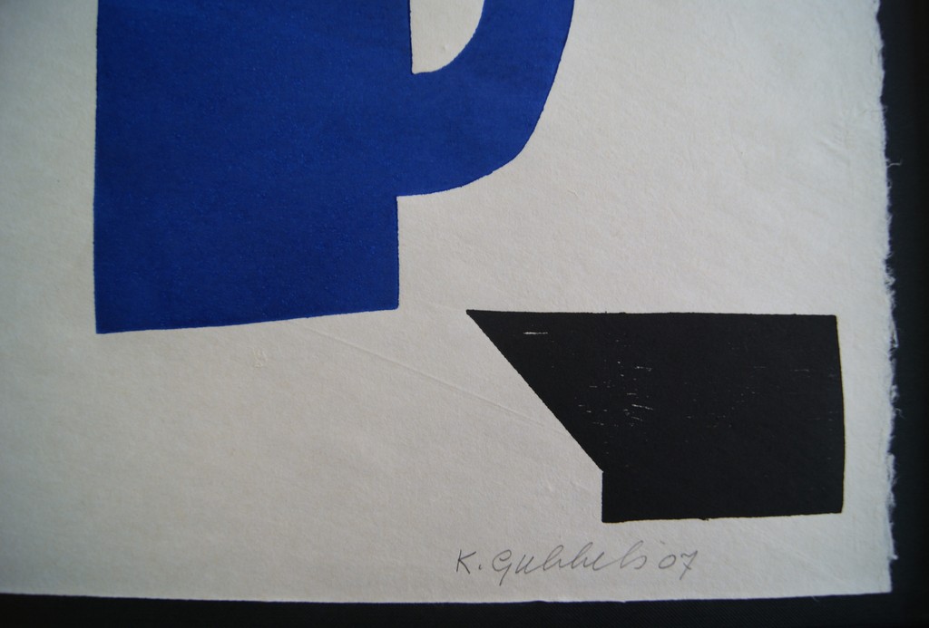 Klaas Gubbels houtdruk uit 2007, oplage 50 ex. kopen? Bied vanaf 385!