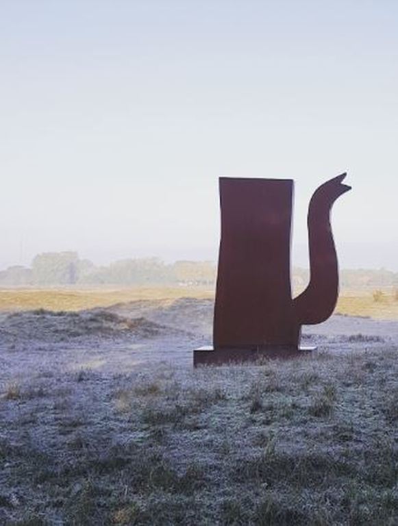 Klaas Gubbels: Monumentaal beeld - Nee de la Terre  3,5 meter hoog! kopen? Bied vanaf 13500!