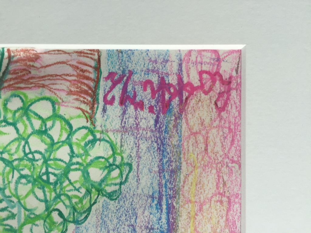 Lotti van der Gaag ( CoBrA ) kleur tekening 1972 kopen? Bied vanaf 1!