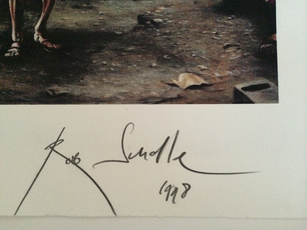 ROB SCHOLTE, grote handgesigneerde zeefdruk 'Vrede van Munster' kopen? Bied vanaf 1!