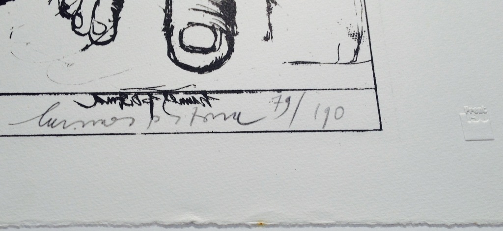 Hannes Postma, "Essay in Ballistics II", litho in vier kleuren, 1965, Prent 190 kopen? Bied vanaf 45!