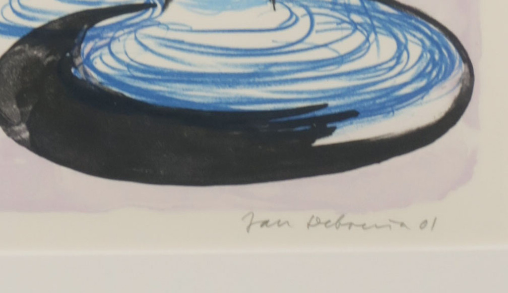 Jan de Bruin: Litho, In een vreemd bed - Ingelijst kopen? Bied vanaf 1!