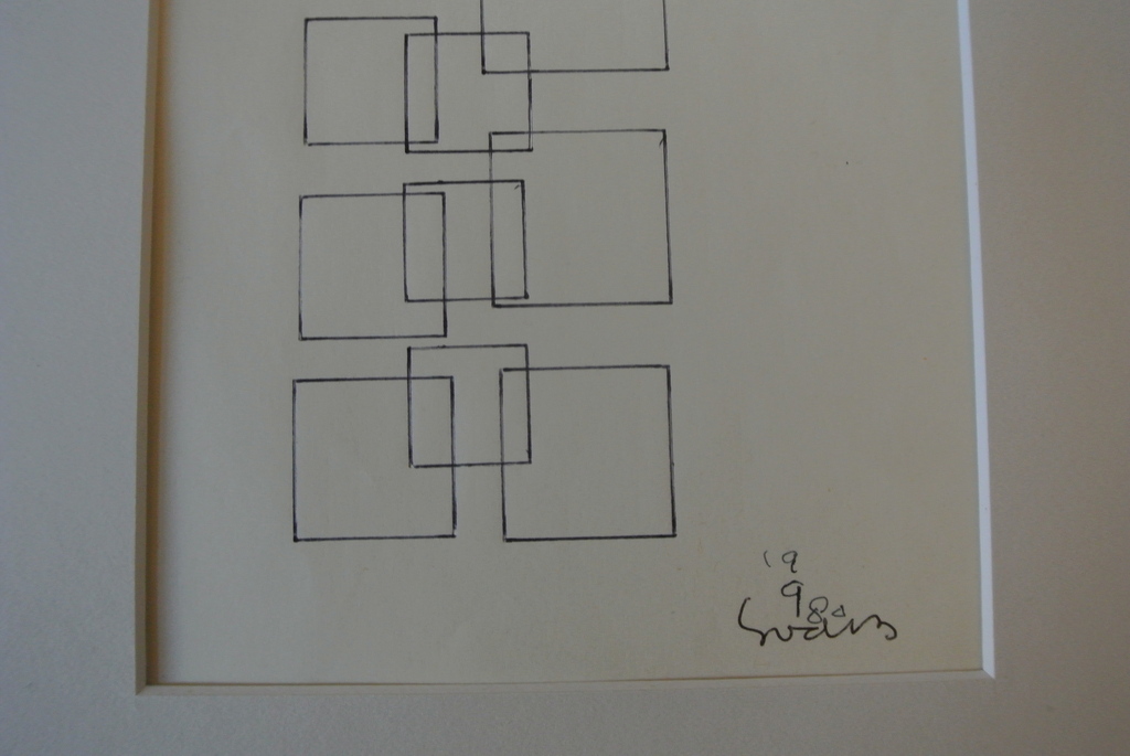 Siep van den Berg. -Variaties op een thema II- Pentekening. 1980.Handgesigneerd. kopen? Bied vanaf 67!