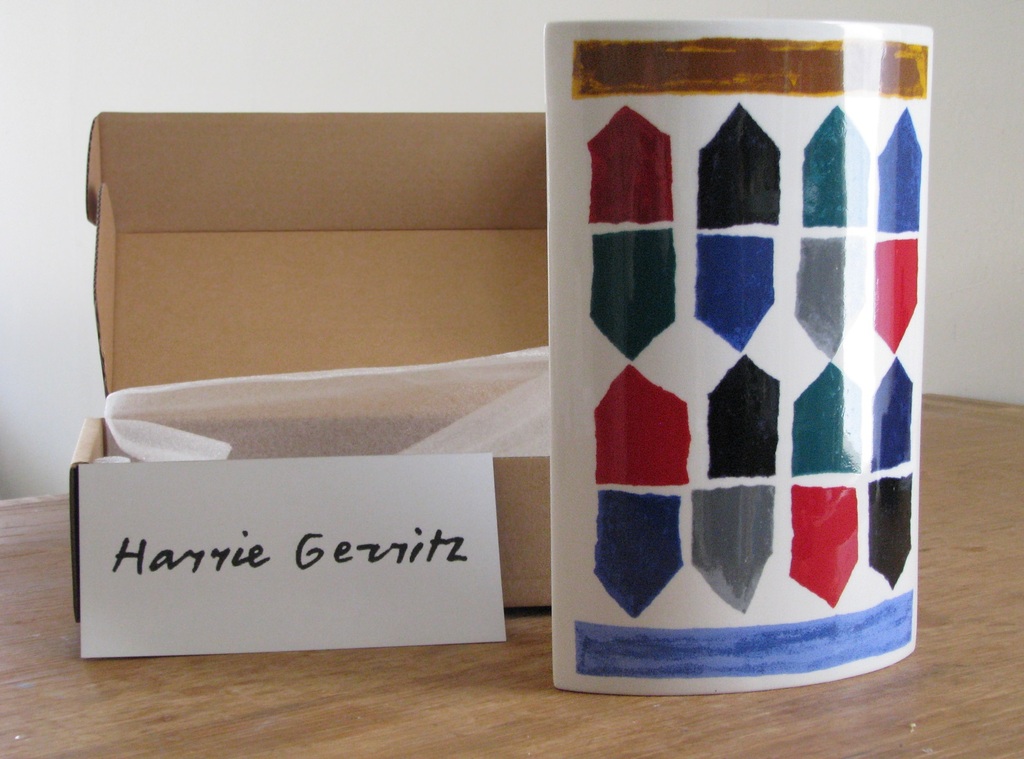 Harrie Gerritz, keramiek vaas, Zomer-Winter kopen? Bied vanaf 75!