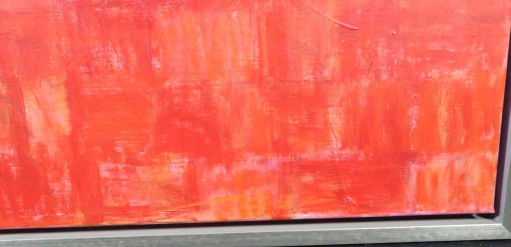 Joep de Bekker: Olieverf op doek, Z.T. Rood - Ingelijst  kopen? Bied vanaf 100!