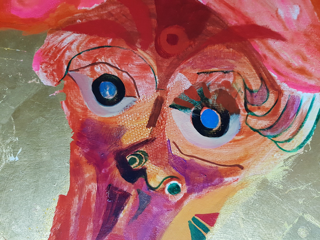 Michel van Overbeeke - gemengde techniek op paneel, gesigneerd en gedateerd '70 kopen? Bied vanaf 349!