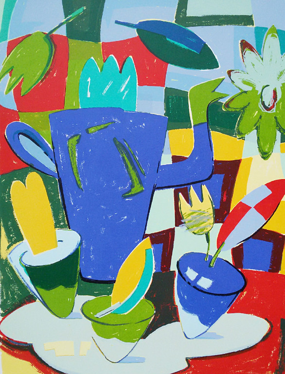 Susette van de Lande - ‘s Middags, zeefdruk kopen? Bied vanaf 20!