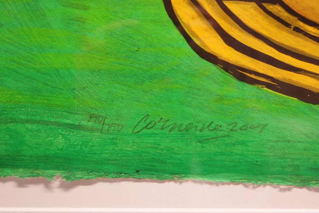 Corneille grote zeefdruk ingelijst - 2001 kopen? Bied vanaf 325!