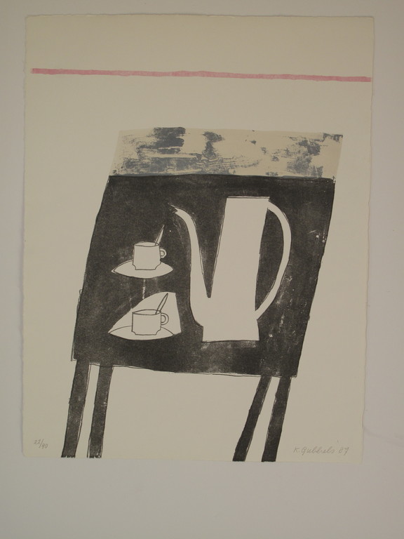 Klaas Gubbels, Zonder titel'87, litho 22/40 verkocht voor € 180!