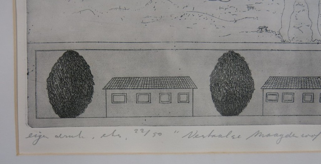 Marinus Boezem: Ets en aquatint, Vestaalse Maagdenroof  kopen? Bied vanaf 1!