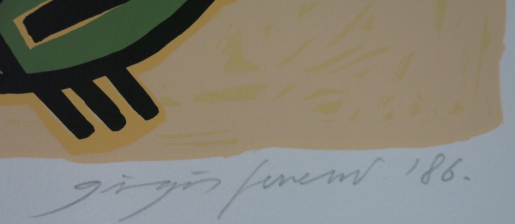 Ferenc Gogos: Zeefdruk, Zonder titel kopen? Bied vanaf 20!