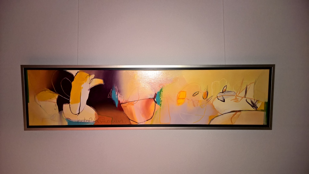 Pieter Vermeulen, Tuintafel, acryl op linnen kopen? Bied vanaf 1500!