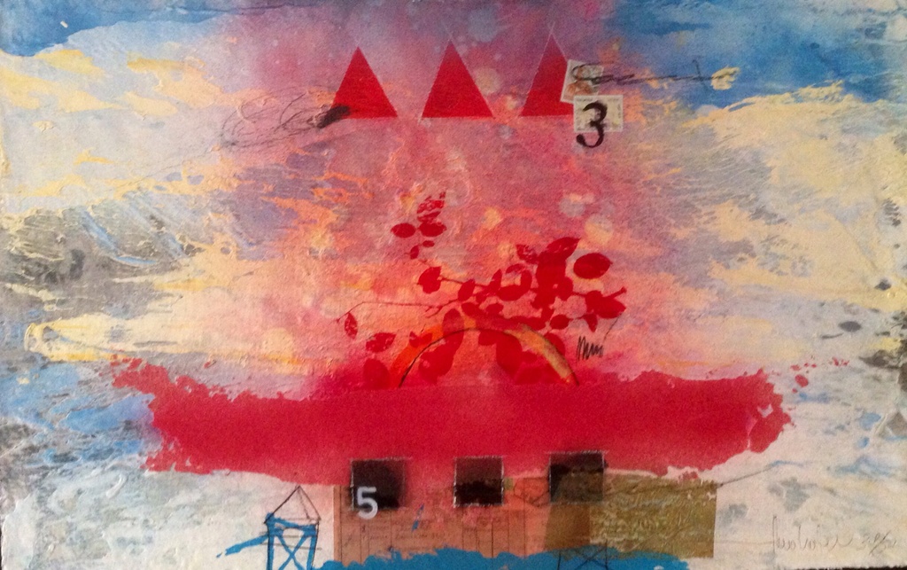 Theo koster , schilderij , traces 2 verkocht voor € 55!