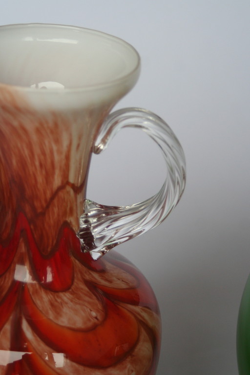 Murano schenkkan - met gedraaid transparant hengsel kopen? Bied vanaf 20!