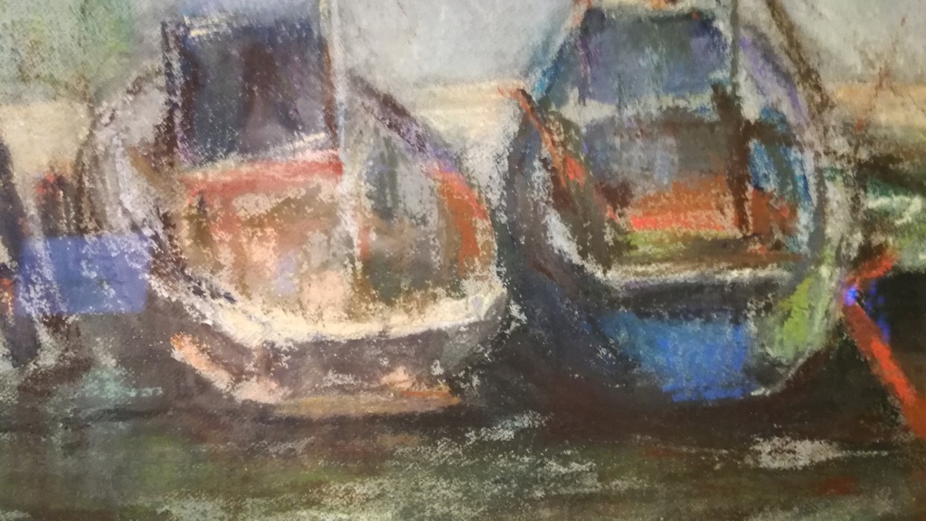 Onbekende kunstenaar, Pastel, Marine verkocht voor € 41!