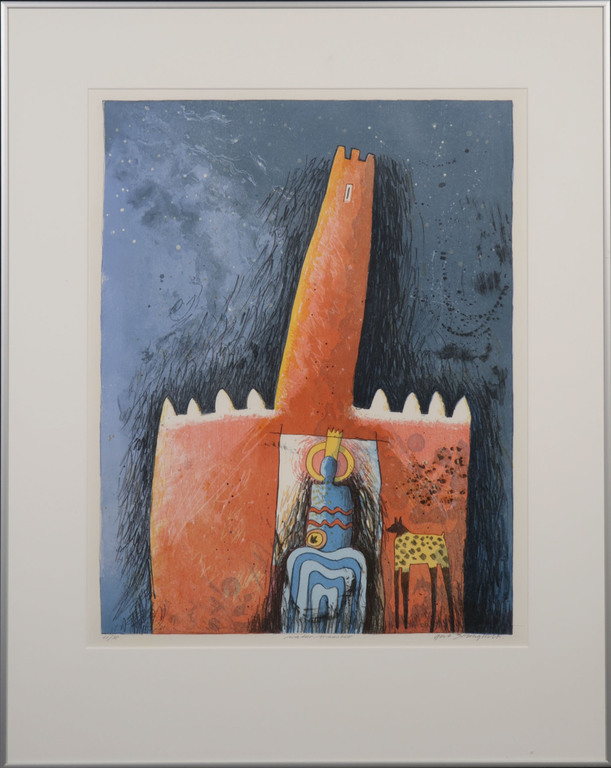 Gert Strengholt: Litho, Watermeester - Ingelijst kopen? Bied vanaf 20!