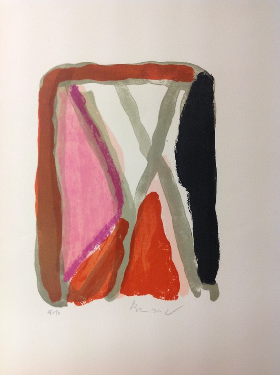 Kleurenlitho : Bram van Velde verkocht voor € 180!