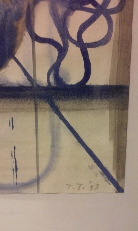 Aquarel op papier valend paard 93 in een mooie lijst  kopen? Bied vanaf 1!