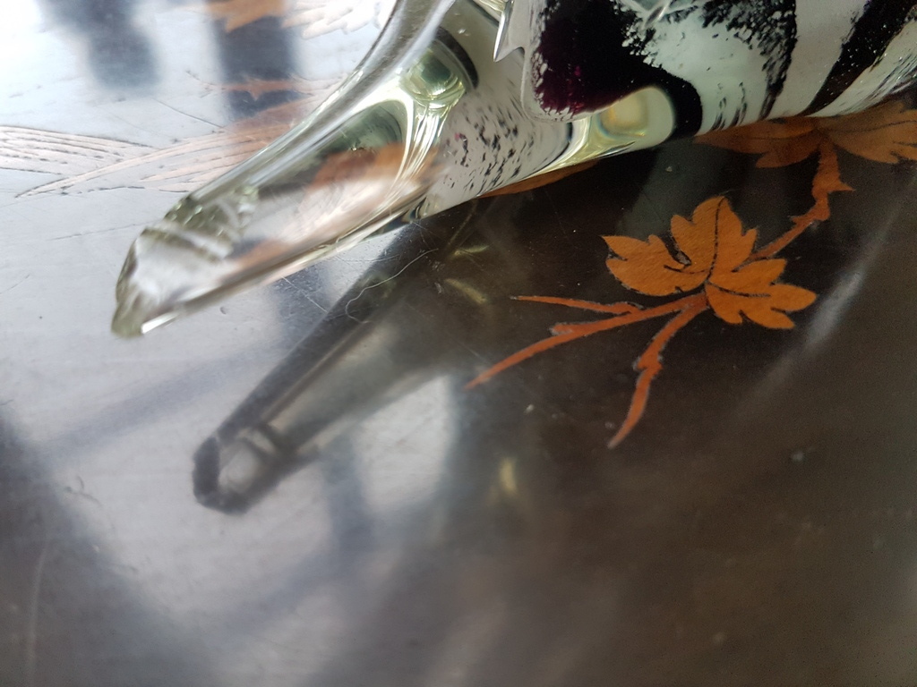 Vis in Murano glas-scheurtje op de staart van de vis niet toegankelijk kopen? Bied vanaf 1!