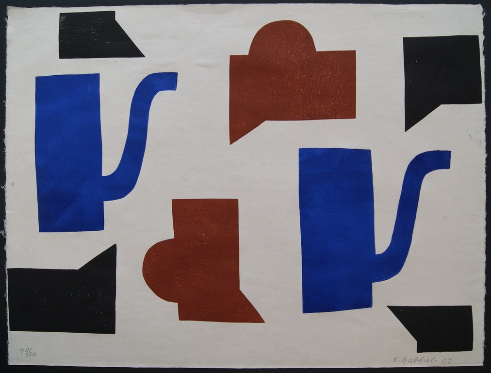 Klaas Gubbels gesigneerde houtdruk uit 2007 oplage 50. kopen? Bied vanaf 395!