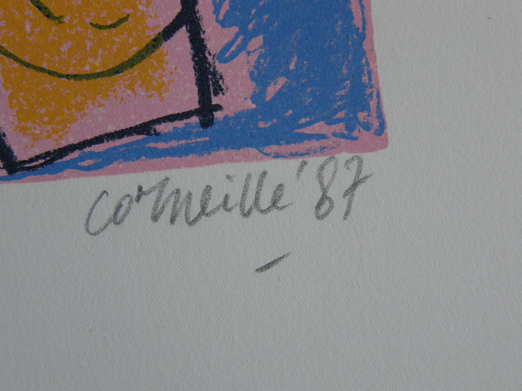 Corneille: Litho, genummerd, potlood gesigneerd kopen? Bied vanaf 85!