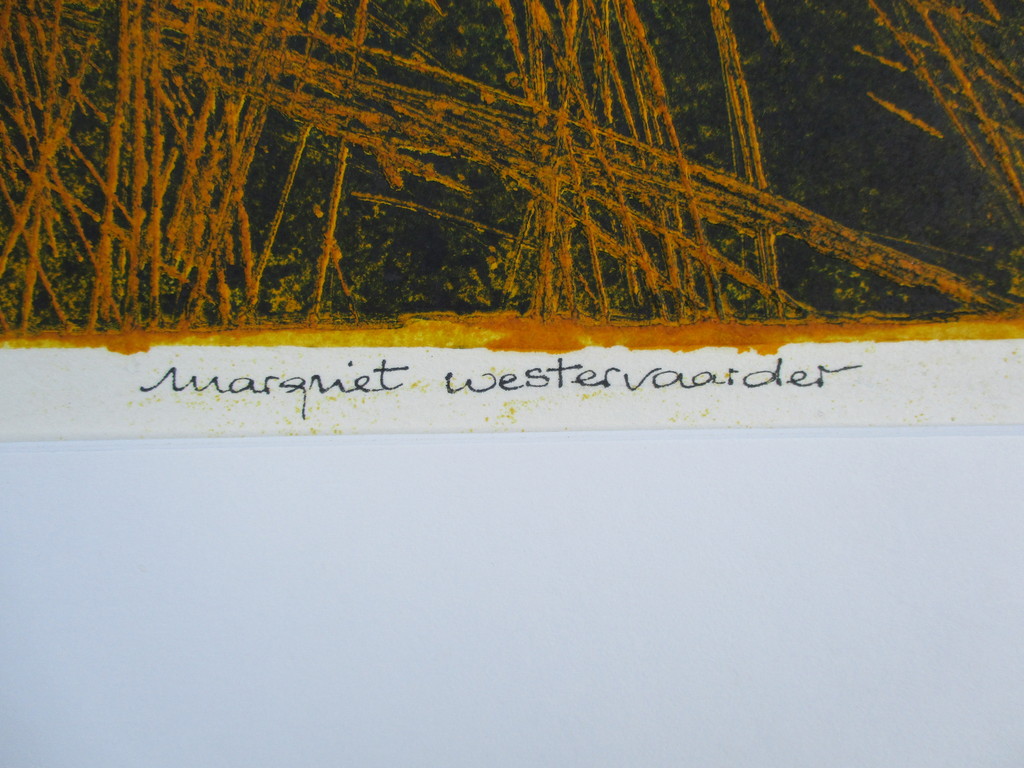 Margriet Westervaarder: zeefdruk, zonder titel kopen? Bied vanaf 65!