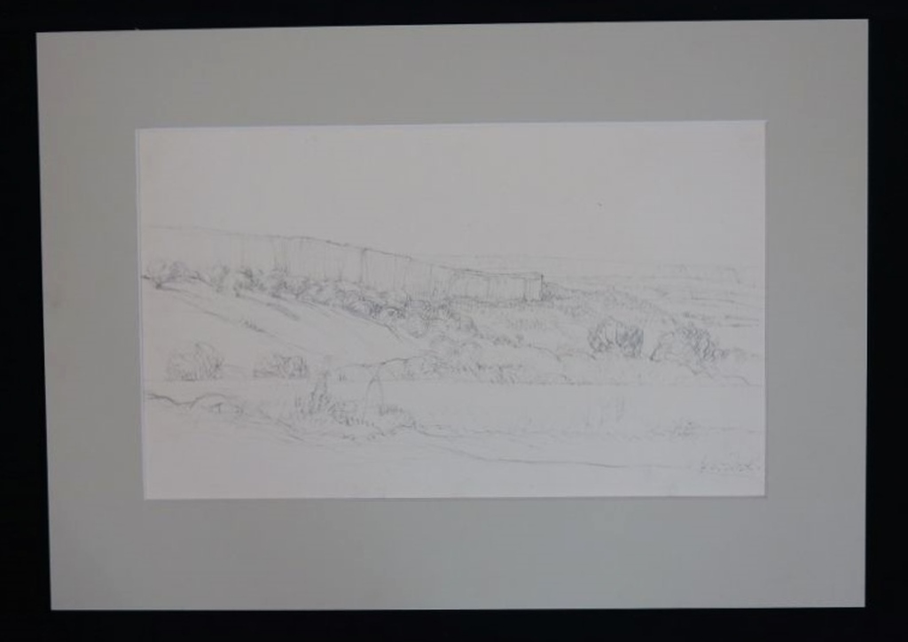 Rein Dool: Potloodtekening, Landschap kopen? Bied vanaf 1!