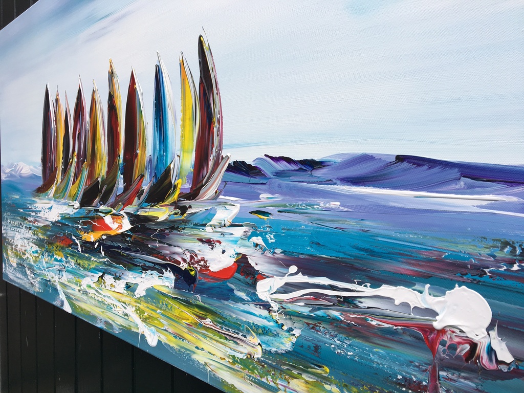 Gena - Fantasie Sailing  - Gesigneerd kopen? Bied vanaf 250!