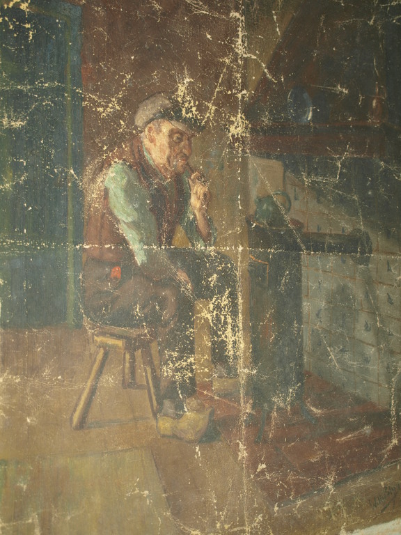WILLY BLEYS (1909-1978) – Olieverf op canvas – Restauratieproject - Gesigneerd  kopen? Bied vanaf 1!