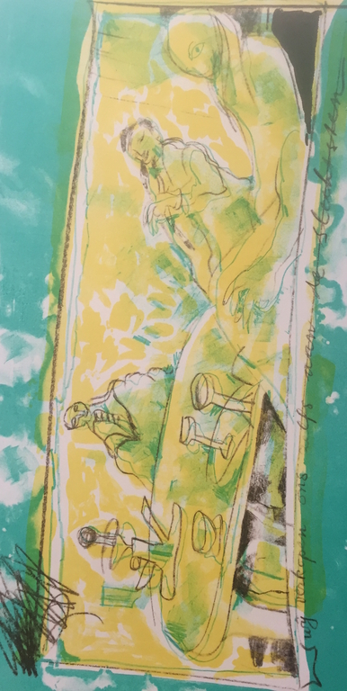 Lucebert, Kleurenlitho (kleine oplage: totaal 50 !) kopen? Bied vanaf 125!