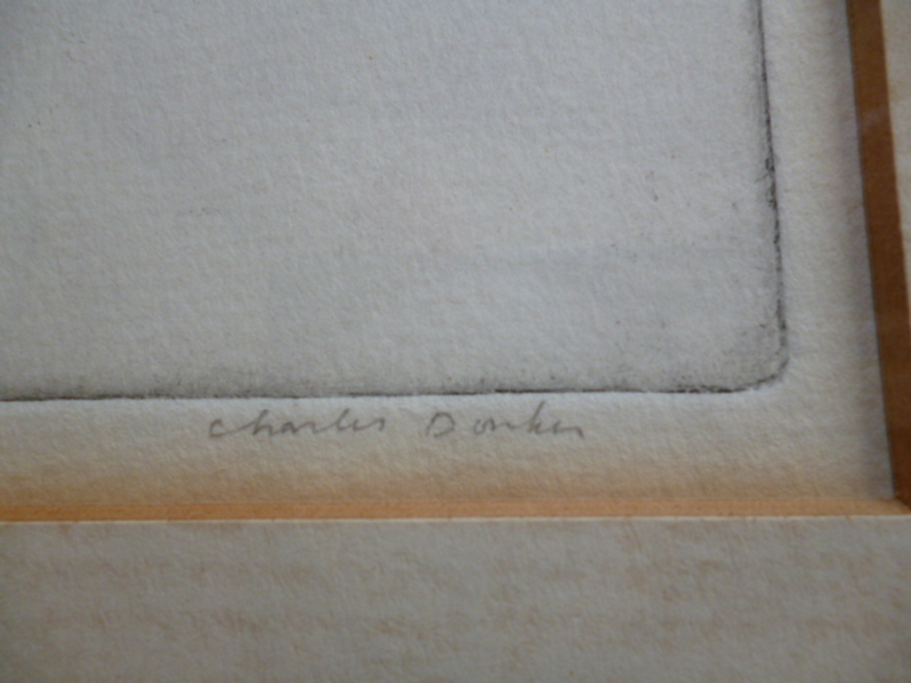 Charles Donker - ets - Slakje kopen? Bied vanaf 125!