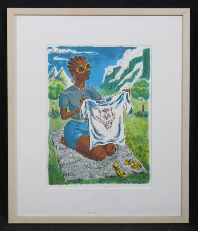 Frans Franciscus: Litho, Veronica in Kaapstad - Ingelijst kopen? Bied vanaf 20!