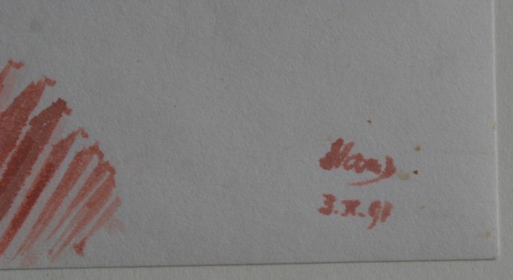 Kunstenaar onbekend - aquarel op papier - harmonicaspeler - gesigneerd kopen? Bied vanaf 1!