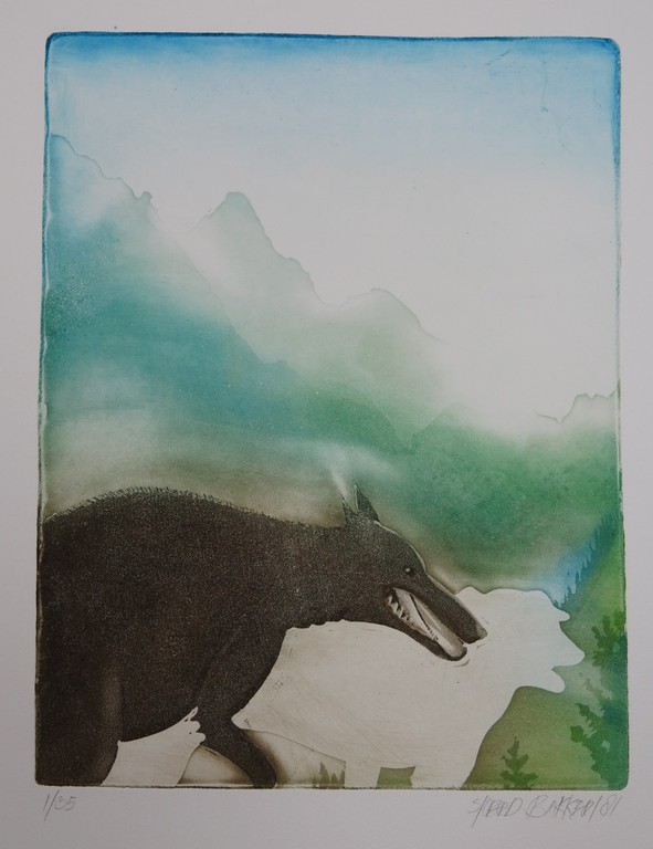 Sjoerd Bakker: Ets en Aquatint, Wolf kopen? Bied vanaf 1!