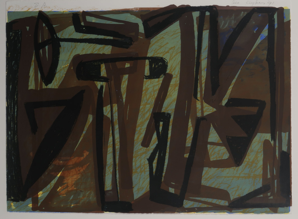 Theo Kuijpers: Zeefdruk, Z.T. - Ingelijst kopen? Bied vanaf 35!