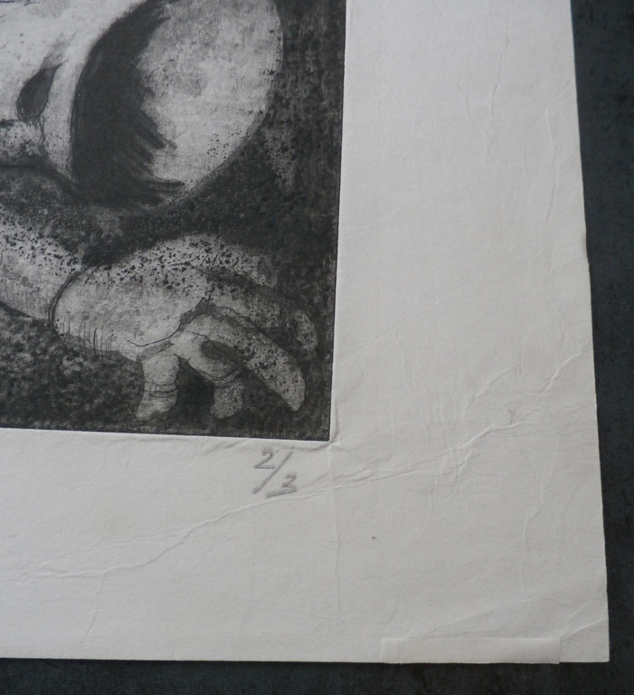 Theo Ros - ets -  Titel: "Randstad Holland" - 1965 kopen? Bied vanaf 45!