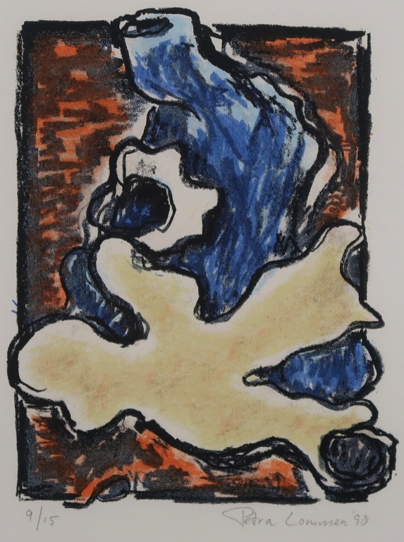 Petra Lommen: Litho, Z.T. II - Ingelijst kopen? Bied vanaf 1!