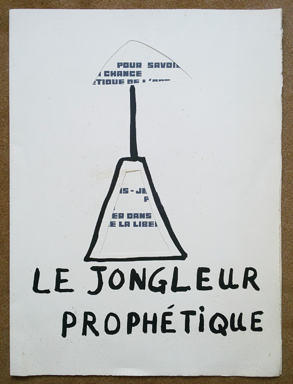 Karel Appel - Le Jongleur Prophétique, houtgravure (prachtig ingelijst, groot) kopen? Bied vanaf 1500!