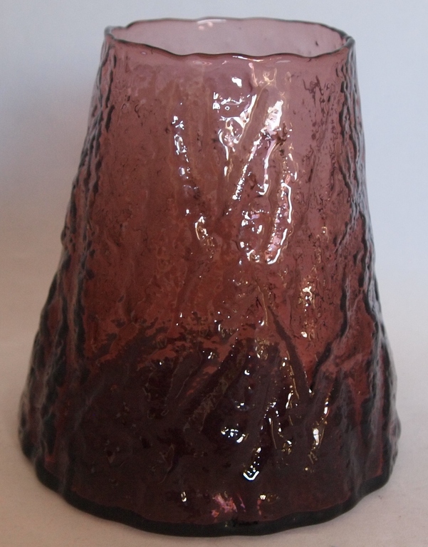 Vintage paarse glazen boombast vaas kopen? Bied vanaf 1!