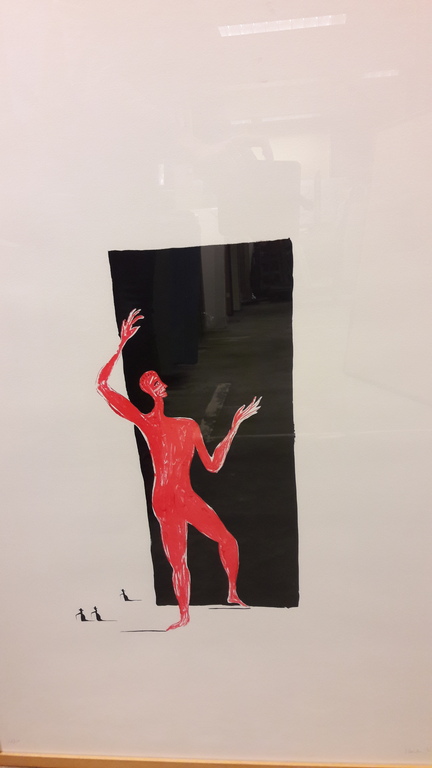 H Visch , zeefdruk , gesigneerd kopen? Bied vanaf 125!