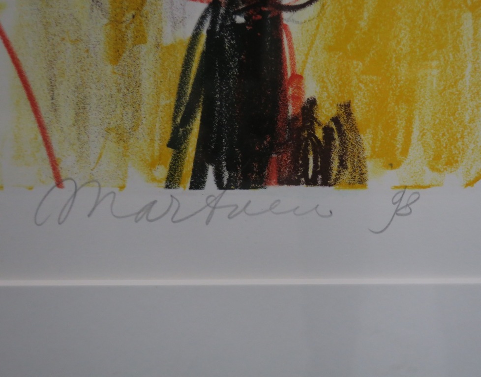 Anton Martineau: Litho, Appassionato I - Ingelijst (groot) kopen? Bied vanaf 70!