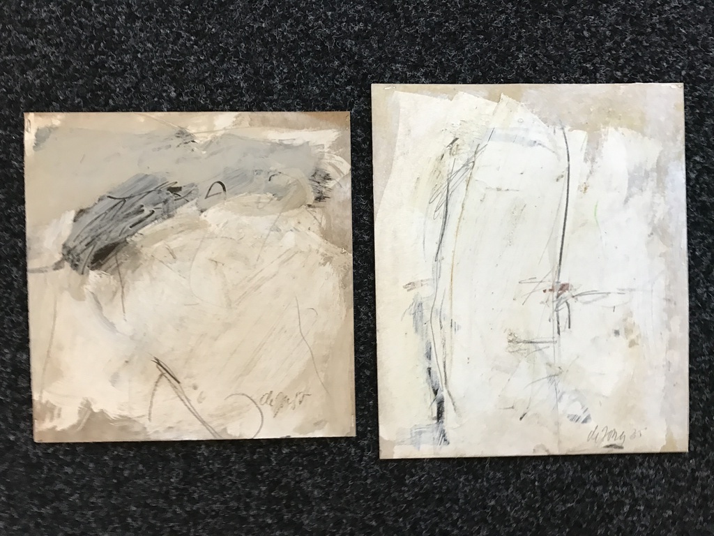 Leo de Jong gemengde technieken op papier, gesigneerd. 1982 kopen? Bied vanaf 1!