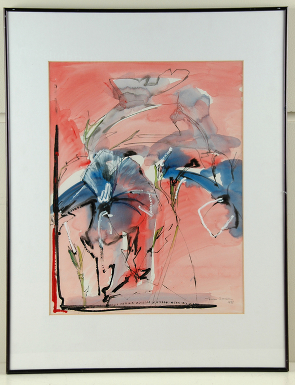 Jeroen Dercksen - acrylverf op papier - z.t. 1991 kopen? Bied vanaf 245!