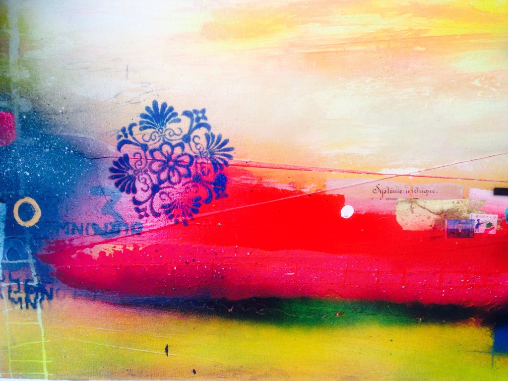 Theo koster , gemengde techniek, stairway to heaven.  kopen? Bied vanaf 300!