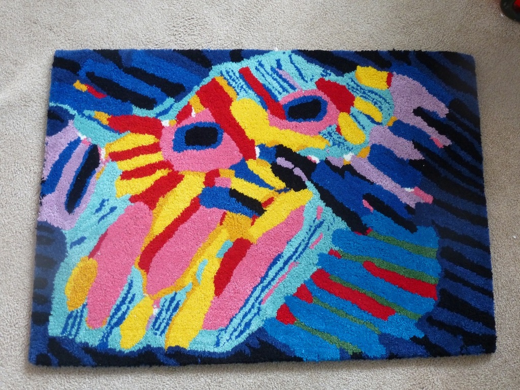 Karel appel, tapijt, nieuw, uniek item! verkocht voor € 350!