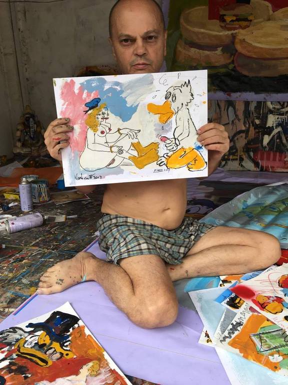 Peter Klashorst: Origineel werk, Dagobert Duck kopen? Bied vanaf 1!